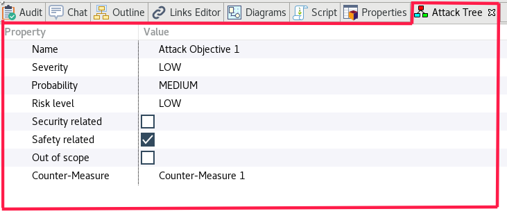 property page